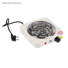 Плитка электрическая Luazon LHP-001, 1 конфорка, 1000 Вт, нагреватель спираль, белая - Фото 2