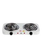 Плитка электрическая Luazon LHP-003, 2 конфорки, 2000 Вт, нагреватель спираль, белая - Фото 3