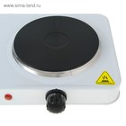 Плитка электрическая Luazon LHP-005, 2 конфорки, 2000 Вт, нагреватель диск, белая - фото 8312593