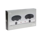 Плитка электрическая Luazon LHP-005, 2 конфорки, 2000 Вт, нагреватель диск, белая - Фото 6