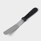 Кондитерская лопатка - палетка, изогнутая, 26.7 см, рабочая часть 14.5 см, чёрная - Фото 3