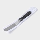 Кондитерская лопатка - палетка, изогнутая, 26.7 см, рабочая часть 14.5 см, чёрная - Фото 6