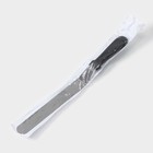 Лопатка-палетка с пластиковой ручкой, изогнутая, 37 см, рабочая часть 25 см, цвет чёрный - фото 4568739