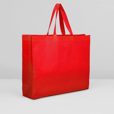 Сумка хозяйственная, 1 отдел, цвет красный