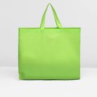 Сумка хозяйственная, 1 отдел, цвет зелёный - Фото 3