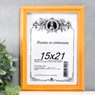 Фоторамка сосна янтарь 2/1 15х21 см МИКС - Фото 1