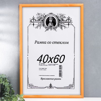 Фоторамка сосна янтарь 1/1 40х60 см