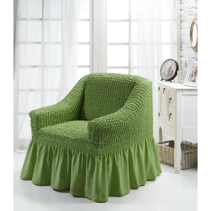 Чехол для кресла BULSAN, цвет зелёный - Фото 1