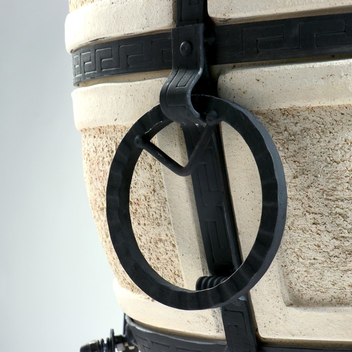 Тандыр "Сармат Атаман" h-107 см, d-61, 130 кг, 12 шампуров, кочерга, совок - фото 1883289041