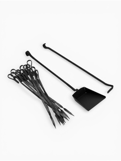 Тандыр «Сармат Аладдин» мини, h=91 см, d=62, 100 кг, 12 шампуров, кочерга, совок, керамика