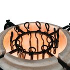 Тандыр «Сармат Аладдин» мини, h=91 см, d=62, 100 кг, 12 шампуров, кочерга, совок, керамика - Фото 4