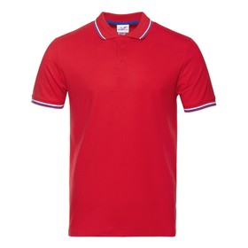 Рубашка мужская, размер 44, цвет красный