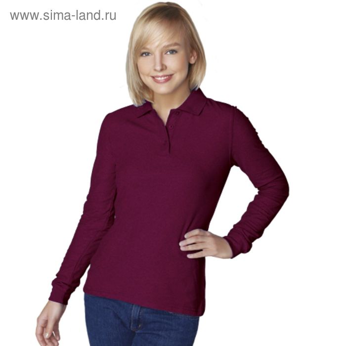 Рубашка женская, размер 46, цвет винный - Фото 1