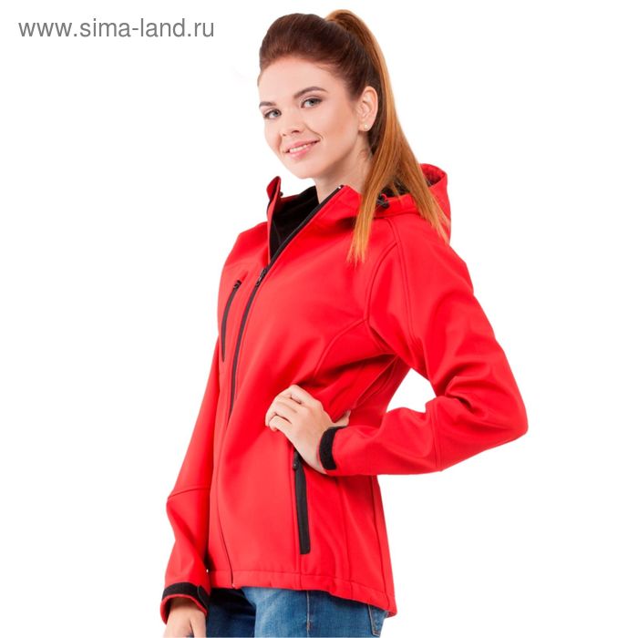 Куртка женская StanThermoShellWomen, размер 42, цвет красный 340 г/м - Фото 1