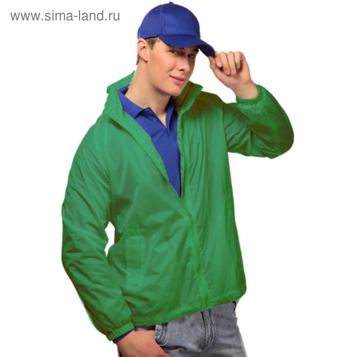 Ветровка мужская StanNelon, размер 44, цвет зелёный - Фото 1