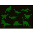наклейка пластик фосфорная динозаврики (набор 9 шт)19*13 см - Фото 2
