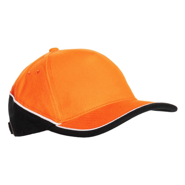Бейсболка, размер 56-58, цвет оранжевый - Фото 1