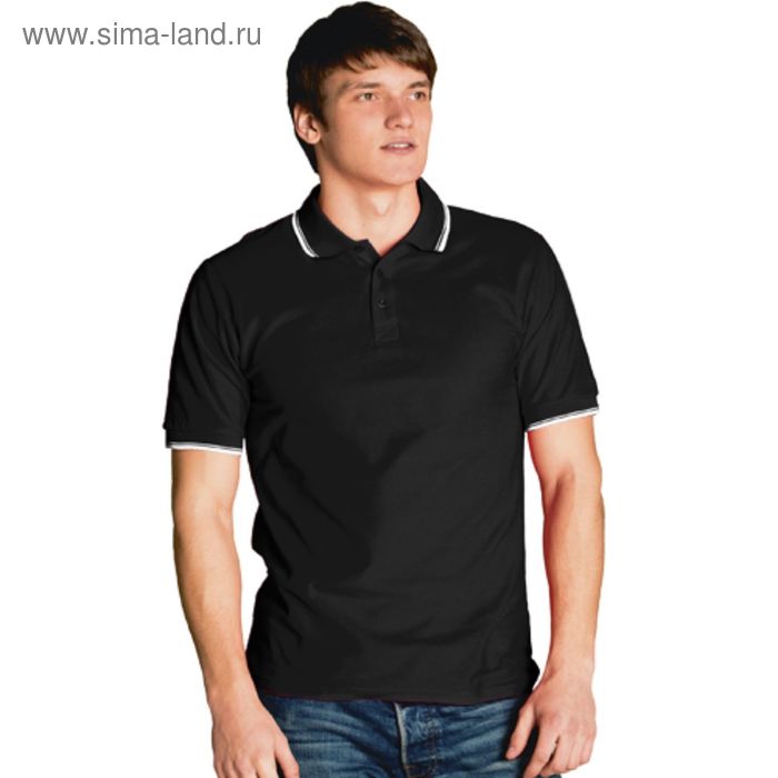Рубашка мужская, размер 46, цвет чёрный - Фото 1