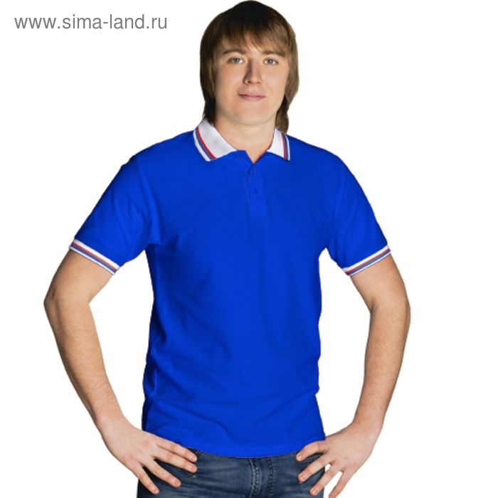Рубашка мужская, размер 50, цвет синий - Фото 1