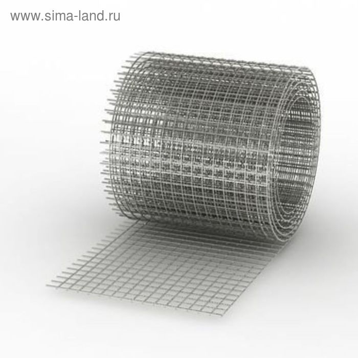 Сетка сварная черная 50х50 мм, толщина 1,4-1,6 (рулон 0,3х50м) - Фото 1