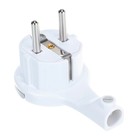 Вилка-невидимка UNIVersal, 16 А, с з/к, белая - Фото 3