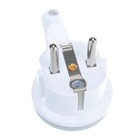Вилка-невидимка UNIVersal, 16 А, с з/к, белая - Фото 4
