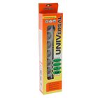 Сетевой фильтр UNIVersal 967U-5005, 6 розеток, 5 м, 10 А, ПВС 3x0.75, серый - фото 51506039