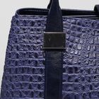 Сумка женская на молнии, 3 отдела, наружный карман, цвет синий/фиолетовый - Фото 4