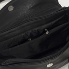 Сумка женская, отдел на молнии, наружный карман, цвет чёрный - Фото 3
