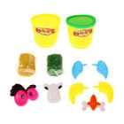 Набор для лепки 7 предметов "Создай рожицу мальчика" цвета МИКС в пакете - Фото 1