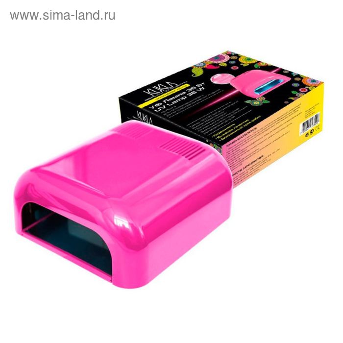 Лампа для гель-лака JessNail 230 "KUKLA", UV, 36 Вт, розовая - Фото 1