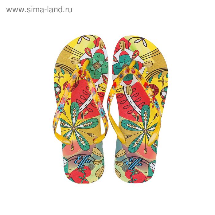 Туфли пляжные женские арт. 52094-NM (желтый) (р. 36) - Фото 1