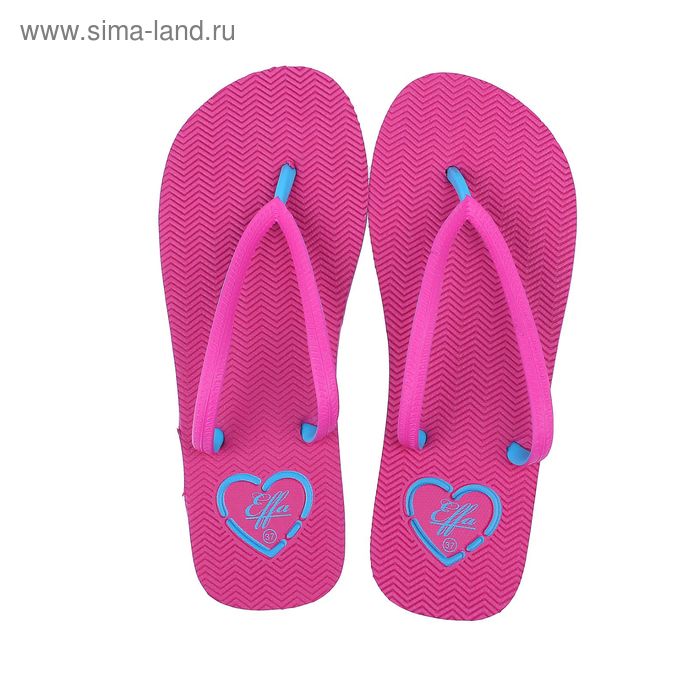 Туфли пляжные женские арт. 52312-TQ (малиновый) (р. 36) - Фото 1