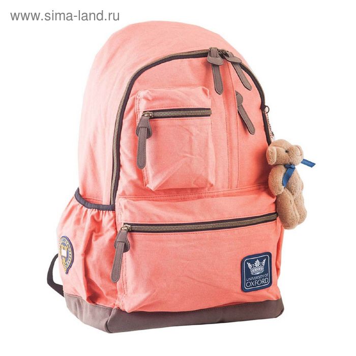 Рюкзак молодёжный Yes OX 236 47 х 30 х 16 см, эргономичная спинка, оранжевый - Фото 1