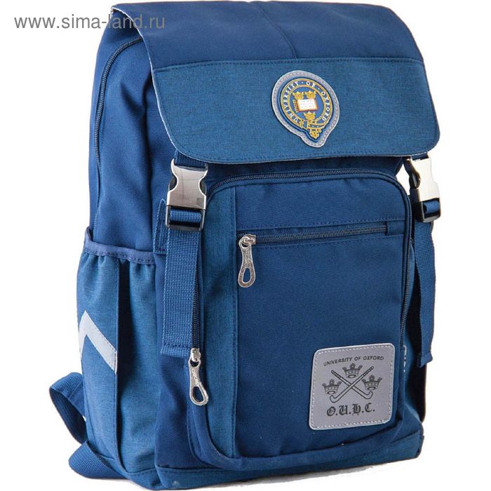 Рюкзак молодёжный Yes OX 283 39 х 28 х 14.5 см, эргономичная спинка, синий - Фото 1