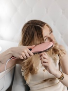 Расческа Luazon LR-01, электрическая, 35 Вт, дисплей, регулировка t, 220 В, розовая - Фото 4