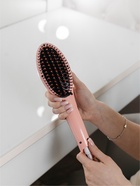 Расческа Luazon LR-01, электрическая, 35 Вт, дисплей, регулировка t, 220 В, розовая - Фото 2