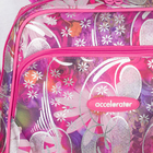 Рюкзак молодёжный, отдел на молнии, наружный карман, усиленная спинка, цвет розовый - Фото 4