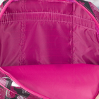 Рюкзак молодёжный, отдел на молнии, наружный карман, усиленная спинка, цвет розовый/чёрный - Фото 6