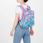 Рюкзак молодёжный, отдел на молнии, наружный карман, усиленная спинка, цвет голубой - Фото 2