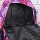 Рюкзак школьный, отдел на молнии, наружный карман, 2 боковых сетки, цвет сиреневый - Фото 4