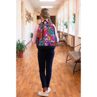 Рюкзак школьный, отдел на молнии, наружный карман, 2 боковых сетки, цвет разноцветный - Фото 7