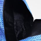 Рюкзак школьный, отдел на молнии, 2 наружных кармана, 2 боковых сетки, цвет синий - Фото 5