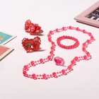 Набор детских украшений Выбражулька «Бантики», 5 предметов: 2 резинки, бусы, браслет, кольцо, МИКС - Фото 9