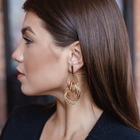 Серьги висячие «Каскад» круги, спираль, цвет МИКС - Фото 2