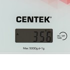 Весы кухонные Centek CT-2457, электронные, до 5 кг, бело-оранжевые - Фото 3