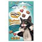 Лакомство Мнямс Рыбный фестиваль для кошек, лосось, креветки, форель, 50 г - Фото 1