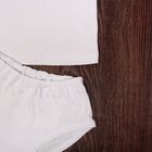 Комплект для девочки (майка+трусы), рост 116-122 см,  цвет белый  1082-64 - Фото 5
