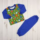 Пижама для мальчика, рост 68-74 см, цвет синий, принт микс 1310-48 _М - Фото 3