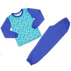 Пижама для мальчика, рост 128-134 см, цвет синий, принт микс 1310-68 - Фото 2